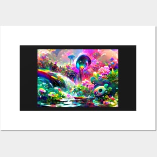 Color Globs | Rainbow Pond Posters and Art